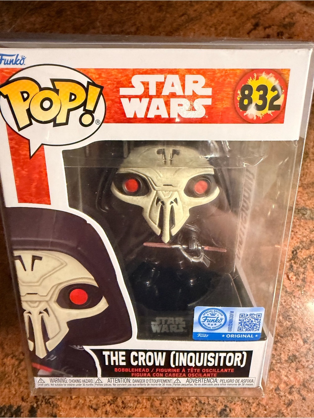 Funko Pop! Star Wars The Crow (Inquisitor) - Black & Red